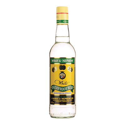 Wray & Nephew overproof rum white