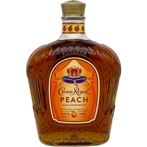 crown regaal peach flavored whiskey
