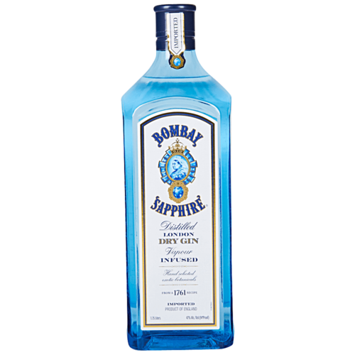 BOMBAY LONDON DRY GIN SAPPHIRE 1.75L