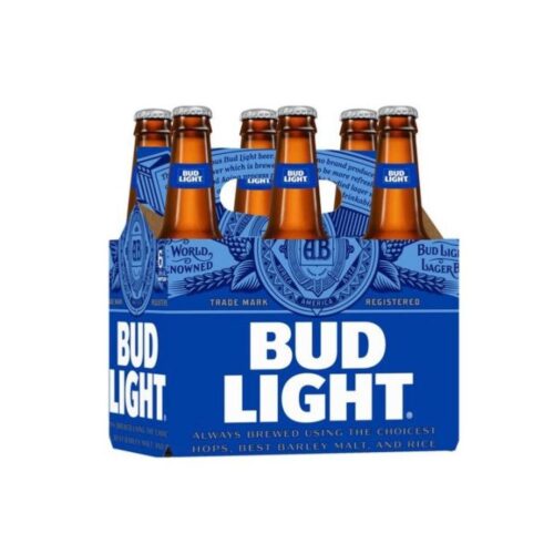 Bud Light American Lager Bottles (12 oz x 12 ct)