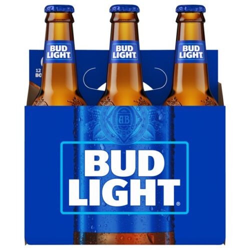 Bud Light Bottles (12 oz x 6 ct)