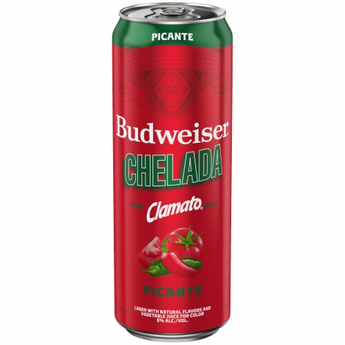 Budweiser Chelada Lager Can Picante Made with Clamato (25oz)