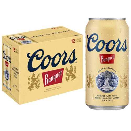 Coors Banquet American Lager Can (12 oz x 12 ct)