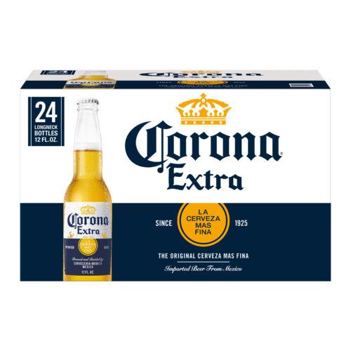 Corona Extra Mexican Lager Beer Bottle (12 oz x 24 ct)