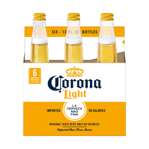 Corona Light Mexican Lager Bottle (12 oz x 6 ct)