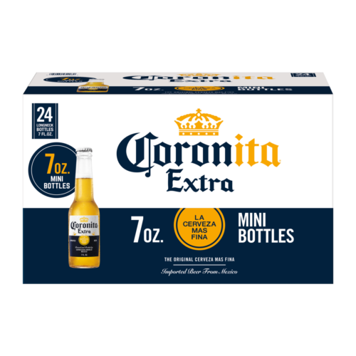 Coronita Extra Mexican Lager Bottle (7 oz x 24 ct)