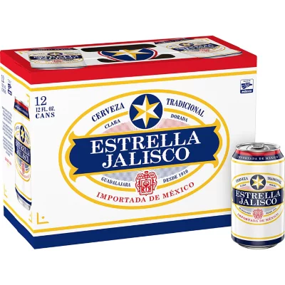 Estrella Jalisco Clara Dorada Lager Cans (12 oz x 12