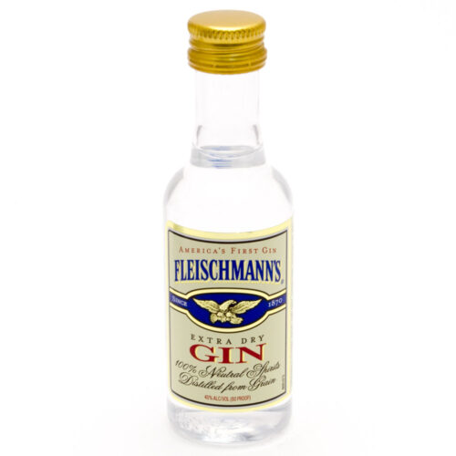 FLEISCHMANN'S EXTRA DRY GIN 50ML