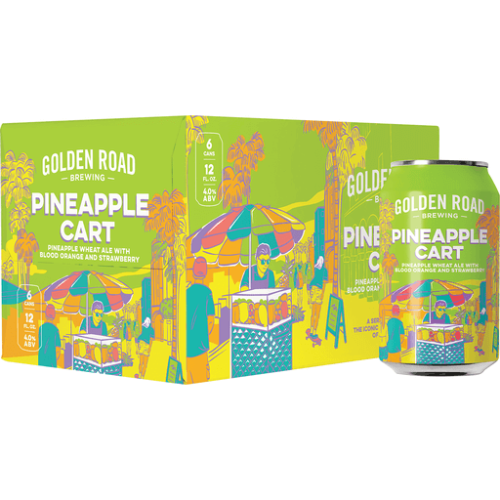 Golden Road Brewing Pineapple Cart Wheat Ale Cans (12 oz x 6 ct)