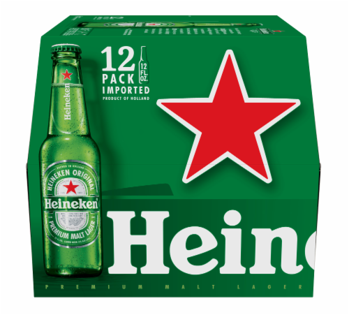 Heineken Lager Bottle (12 oz x 12 ct)