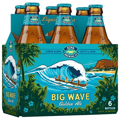 Kona Big Wave Golden Ale Bottles (12 oz x 6 ct)