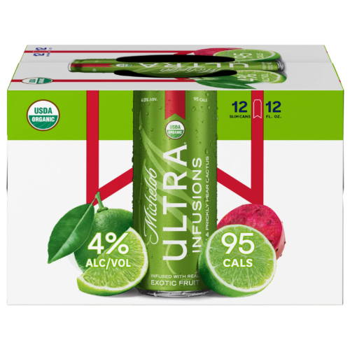 Michelob Ultra Infusion Fruit Ale Lime & Prickly Pear (12 oz x 12 ct)
