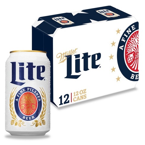 Miller Lite American Pilsner Cans (12 oz x 12 ct)
