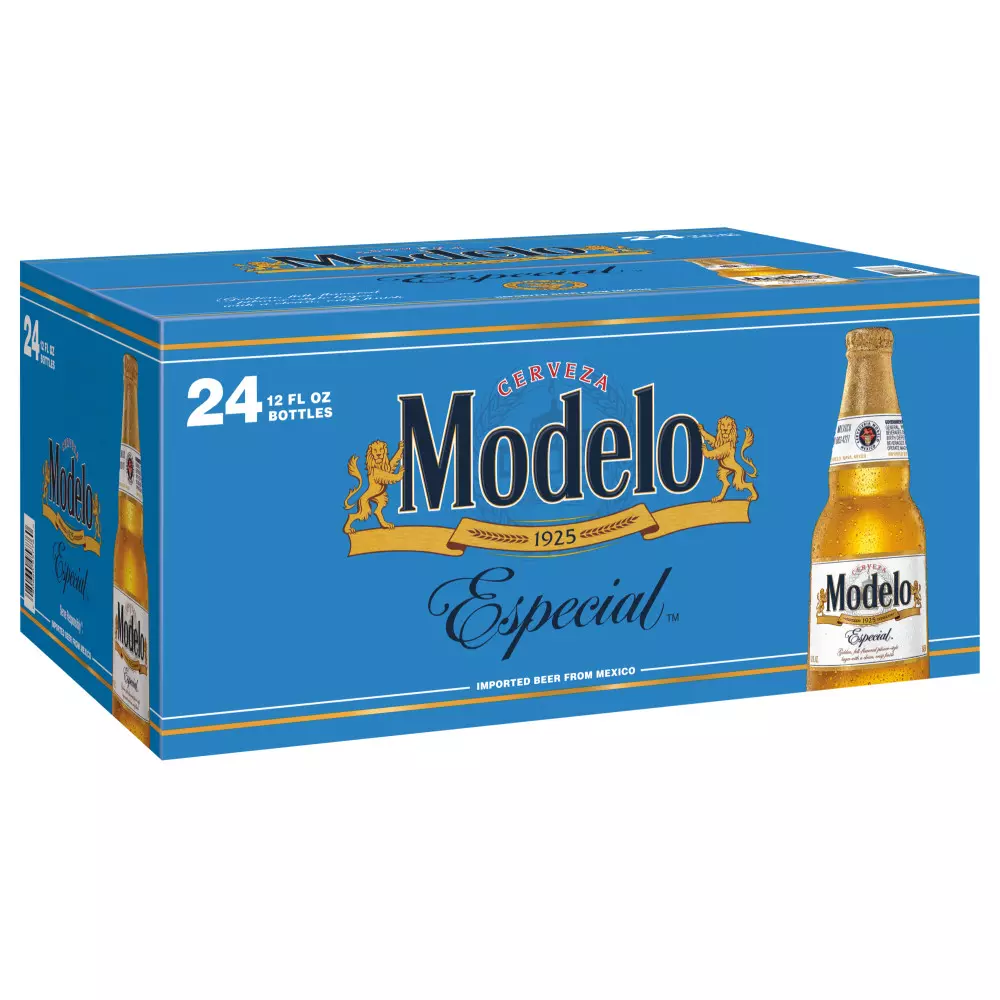 Modelo Especial Mexican Lager Beer Bottle (12 oz x 24 ct)