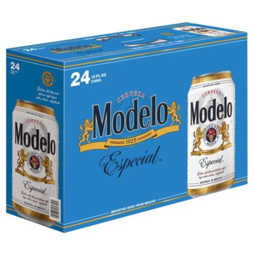 Modelo Especial Mexican Lager Beer Can (12 oz x 24 ct)
