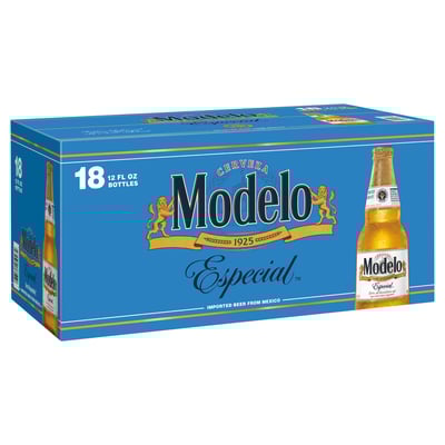 Modelo Especial Mexican Lager Bottle (12 oz x 18 ct)