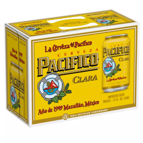 Pacifico Clara Mexican Lager Can (24 oz x 3 ct)