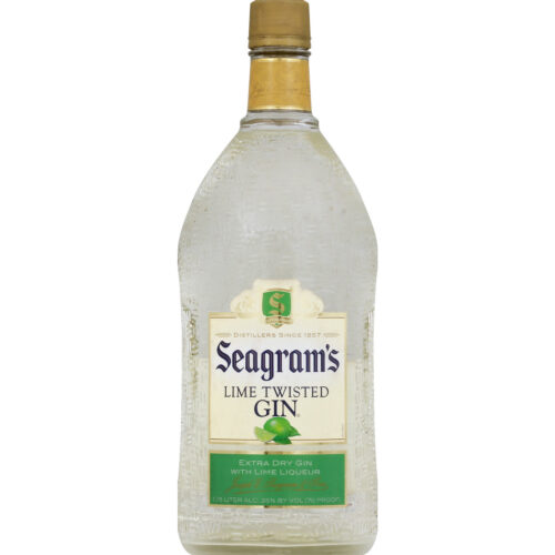 SEAGRAM'S LIME FLAVORED GIN TWISTED 1.75L