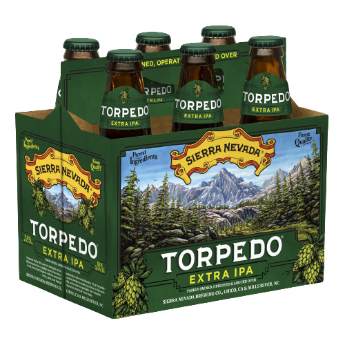 Sierra Nevada Brewing Co Extra IPA Torpedo Bottle (12 oz x 6ct)