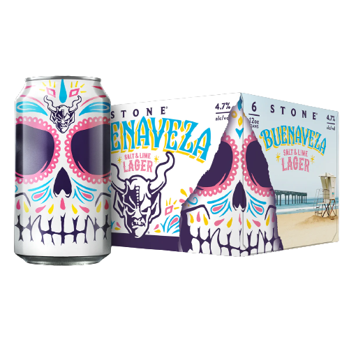 Stone Buenaveza Lager Salt & Lime Can (12 oz x 12 ct)