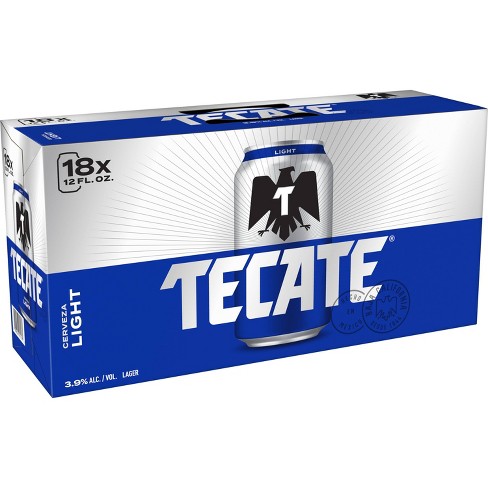 Tecate Light Mexican Lager Can (12 oz x 18 ct)