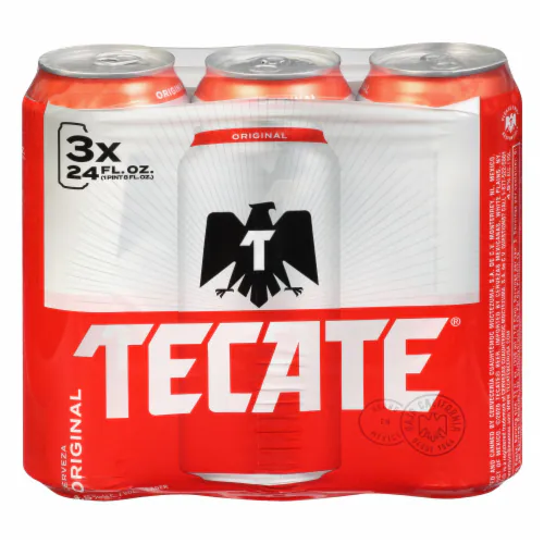 Tecate Mexican Lager Can (24 oz x 3 ct)