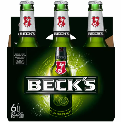Beck's Pilsner Bottle (12 oz x 6 ct)