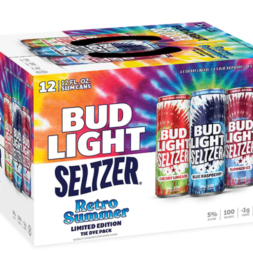 Bud Light Seltzer Retro Summer Limited Edition Variety Pack Cans (12 oz x 12ct)