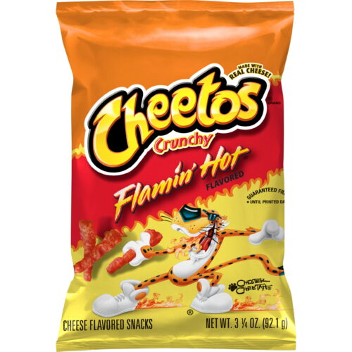 Cheetos Crunchy Cheese Flavored Snacks Flamin' Hot (3.25 oz)