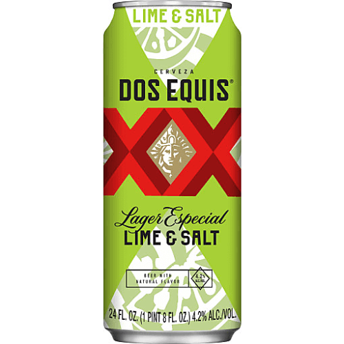 Dos Equis Mexican Lager Lime & Salt Can (24 oz)