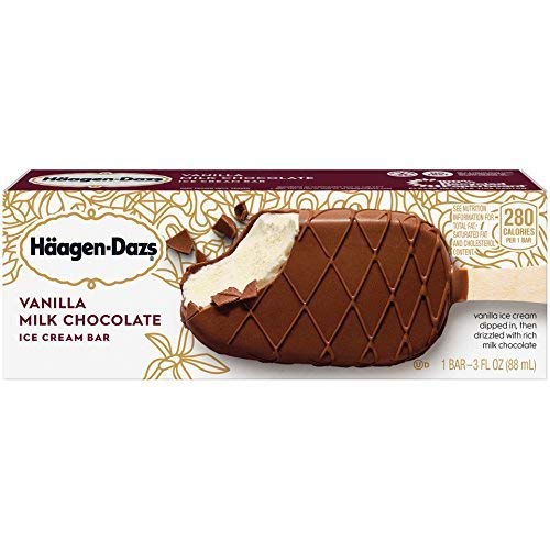 Haagen Dazs Vanilla Milk Chocolate Bar