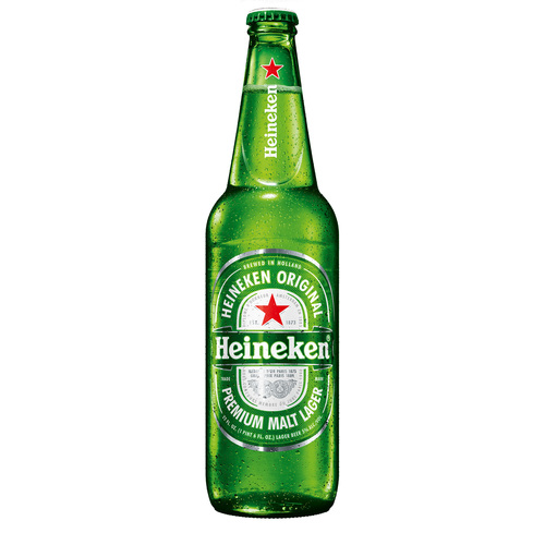 Heineken Lager Bottle (22 oz)