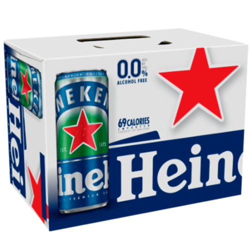 Heineken Non-Alcoholic Lager Cans (12 oz x 12 ct)
