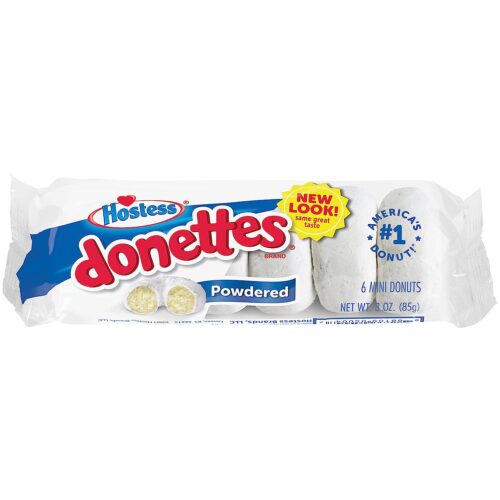 Hostess Donettes Mini Powdered Donuts (3 oz)