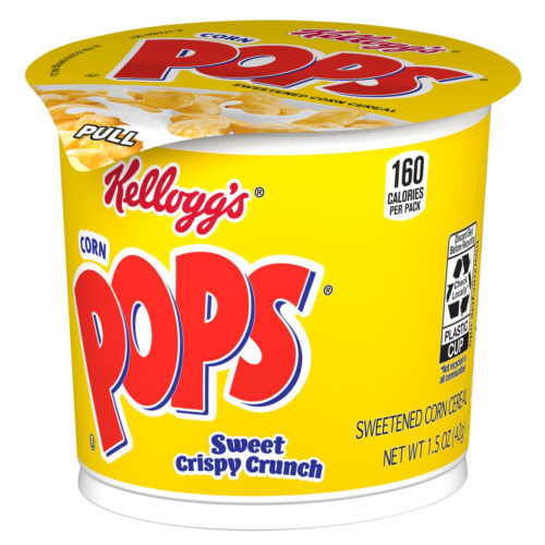Kellogg's Corn Pops Breakfast Cereal in a Cup
