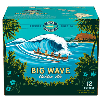 Kona Big Wave Golden Ale Bottles (12 oz x 12 ct)