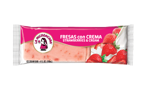 La Michoacana Strawberries & Cream Paletas