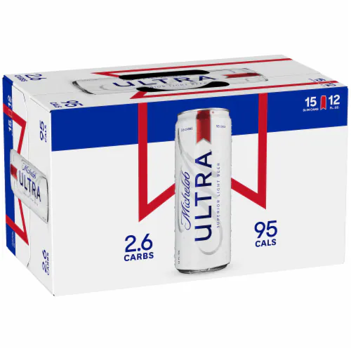 Michelob Ultra Cans (12 oz x 15 ct)