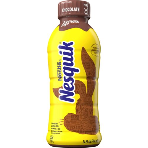 Nesquik Lowfat Chocolate Milk Bottle