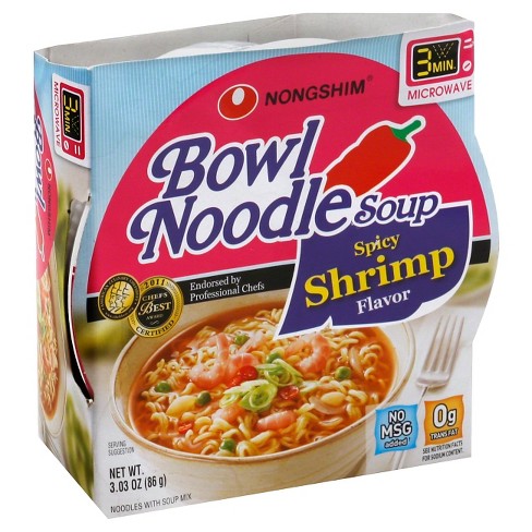 Nongshim Spicy Shrimp Noodle Soup Bowl