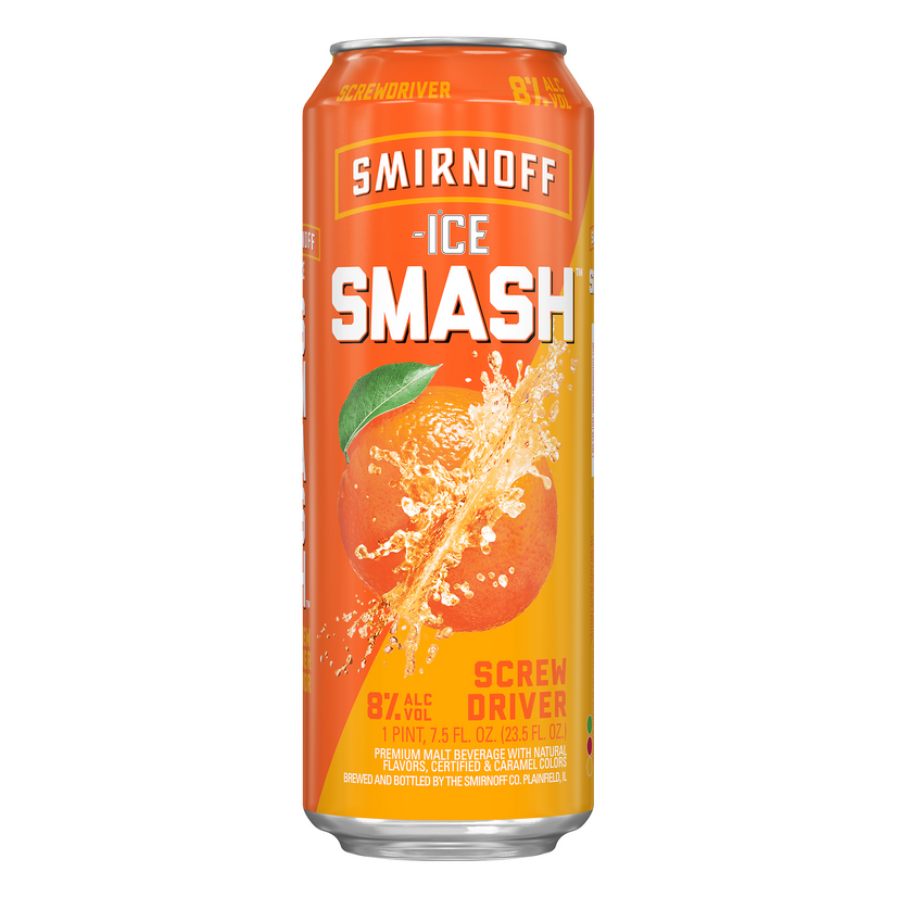 Smirnoff Ice Smash Screwdriver Malt Beverage Can (23.5 oz)