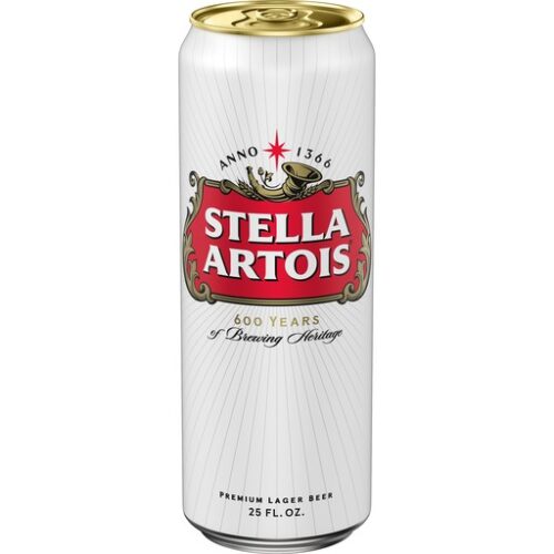 Stella Artois Lager Can (25 oz)