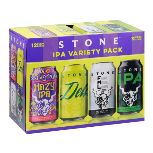 Stone Brewing IPA Variety Pack Can (12 oz x 12 ct)