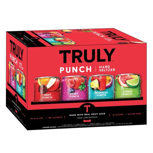Truly Punch Hard Seltzer Variety Pack Cans (12 oz x 12 ct)