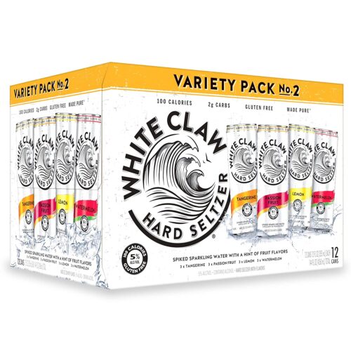 White Claw Hard Seltzer Variety Pack Can (12 oz x 12 ct)